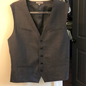 Charcoal / Black vest